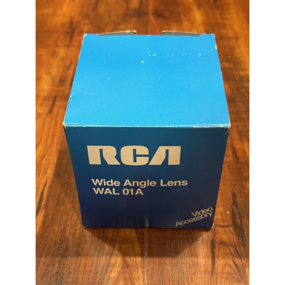 RCA WAL01A Wide Angle Conversion Lens with Adapters & Case For RCA Video Camera
